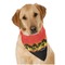 Tropical Sunset Dog Bandana Scarf w/ Name or Text