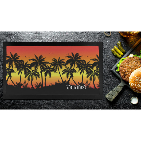 Tropical Sunset Bar Mat - Small - LIFESTYLE