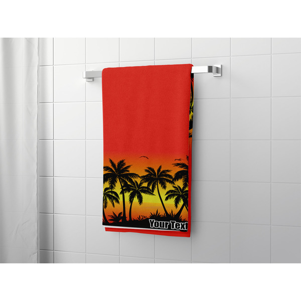 Tropical Sunset Bath Towel - LIFESTYLE