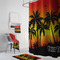 Tropical Sunset Bath Towel Sets - 3-piece - In Context