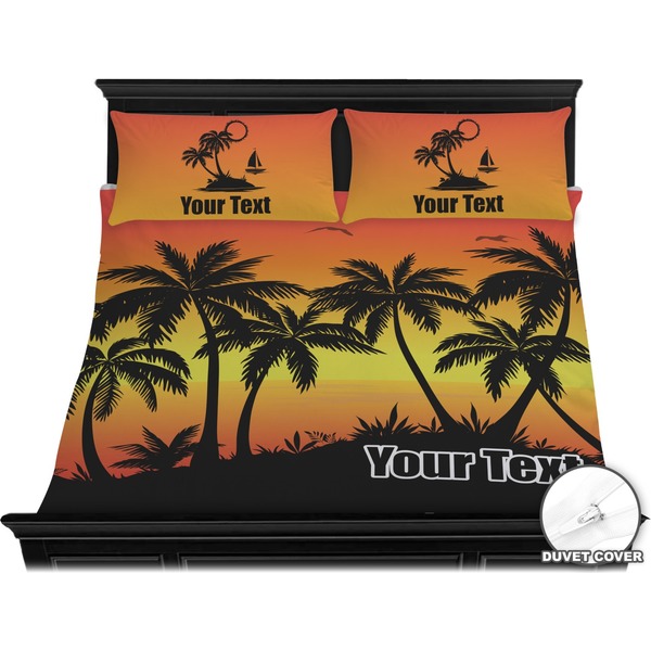 Tropical Sunset Bedding Set (King) - Duvet