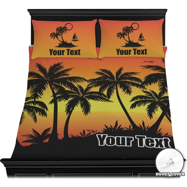 Tropical Sunset Bedding Set (Queen) - Duvet