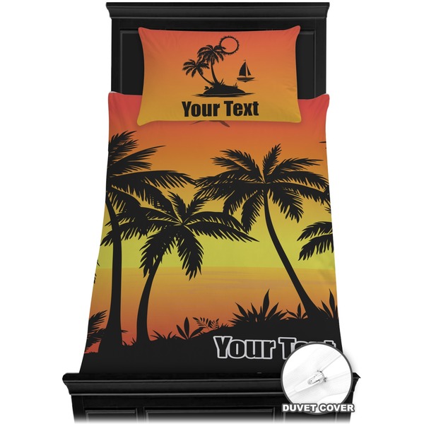 Tropical Sunset Bedding Set (Twin) - Duvet