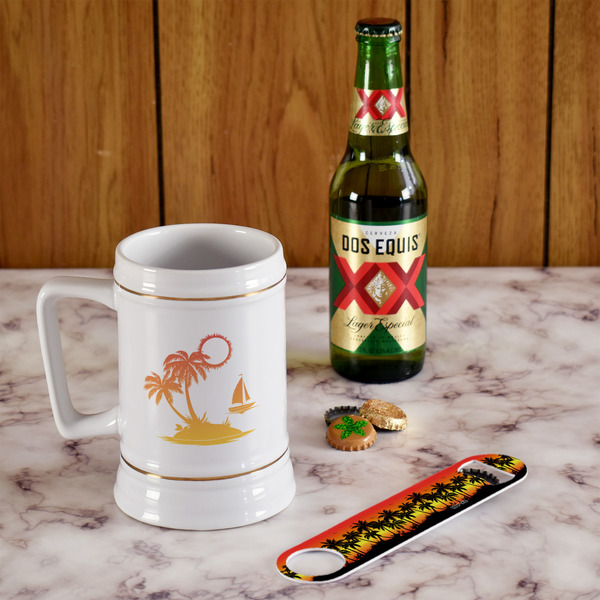 Tropical Sunset Beer Stein - In Context