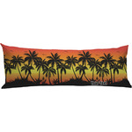 Tropical Sunset Body Pillow Case (Personalized)