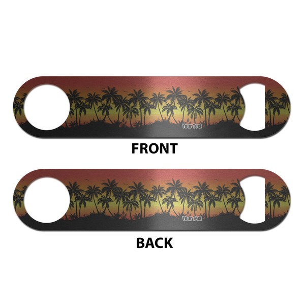 Tropical Sunset Bottle Opener - Front & Back