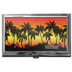 Tropical Sunset Business Card Case