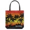 Tropical Sunset Canvas Tote Bag (Front)
