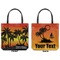 Tropical Sunset Canvas Tote - Front and Back