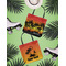 Tropical Sunset Canvas Tote Lifestyle Front and Back- 13x13