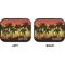 Tropical Sunset Car Floor Mats (Back Seat) (Approval)