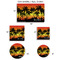 Tropical Sunset Car Magnets - SIZE CHART