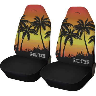 Tropical Sunset Car Seat Covers (Set of Two) (Personalized)
