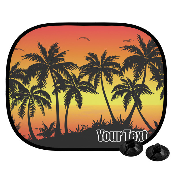 Custom Tropical Sunset Car Side Window Sun Shade (Personalized)