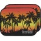 Tropical Sunset Car Floor Mats (Back Seat) (Personalized)