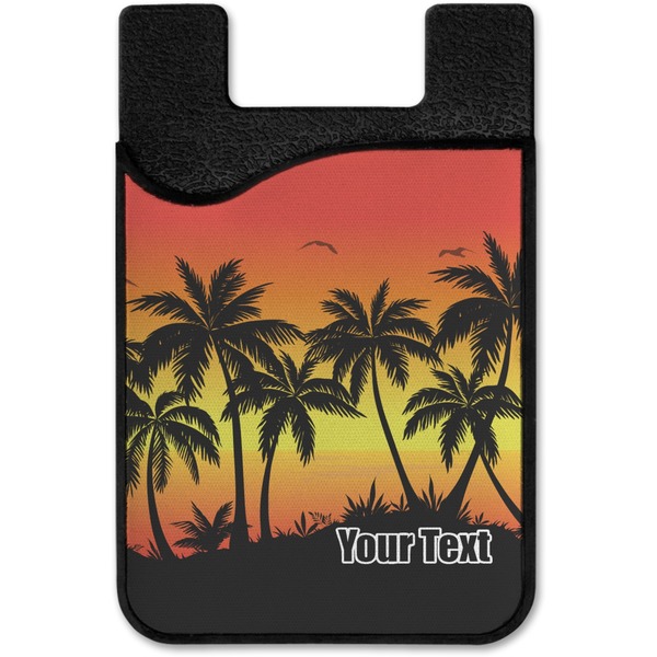 Tropical Sunset Cell Phone Credit Card Holder