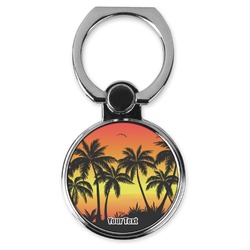 Tropical Sunset Cell Phone Ring Stand & Holder (Personalized)