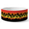 Tropical Sunset Ceramic Dog Bowl - Medium - Front