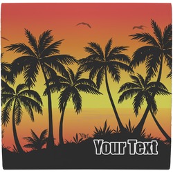 Tropical Sunset Ceramic Tile Hot Pad (Personalized)