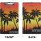 Tropical Sunset Clipboard (Legal) (Front + Back)