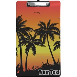 Tropical Sunset Clipboard (Legal Size) (Personalized)