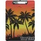 Tropical Sunset Clipboard (Letter)