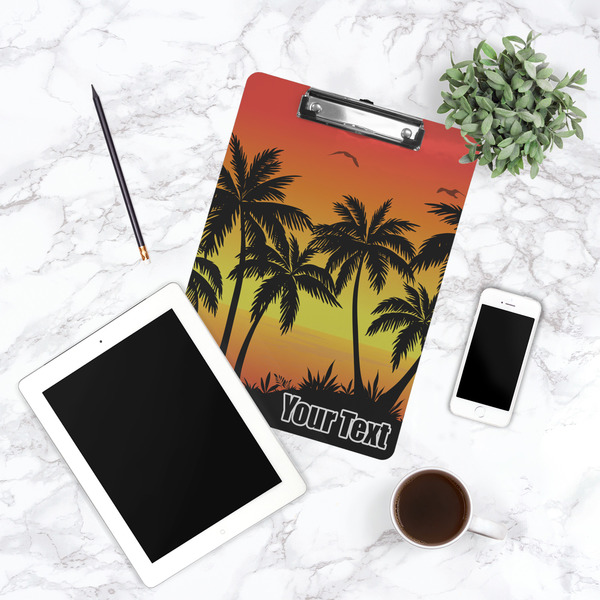 Tropical Sunset Clipboard - Lifestyle Photo