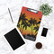 Tropical Sunset Clipboard - Lifestyle Photo