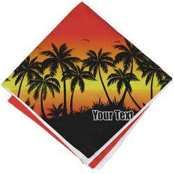 Tropical Sunset Cloth Napkin w/ Name or Text