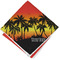 Tropical Sunset Cloth Cocktail Napkin - Single w/ Name or Text