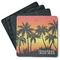 Tropical Sunset Coaster Rubber Back - Main