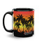 Tropical Sunset Coffee Mug - 11 oz - Black