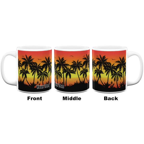 Tropical Sunset Coffee Mug - 11 oz - White APPROVAL