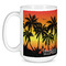Tropical Sunset Coffee Mug - 15 oz - White