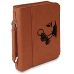 Tropical Sunset Leatherette Bible Cover with Handle & Zipper