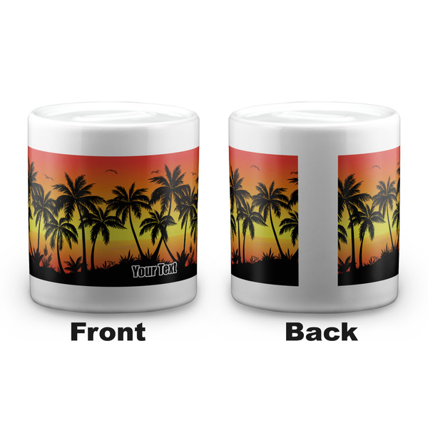 Tropical Sunset Coin Bank - Apvl