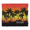 Tropical Sunset Comforter - King - Front