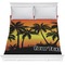 Tropical Sunset Comforter - Full / Queen (Personalized)