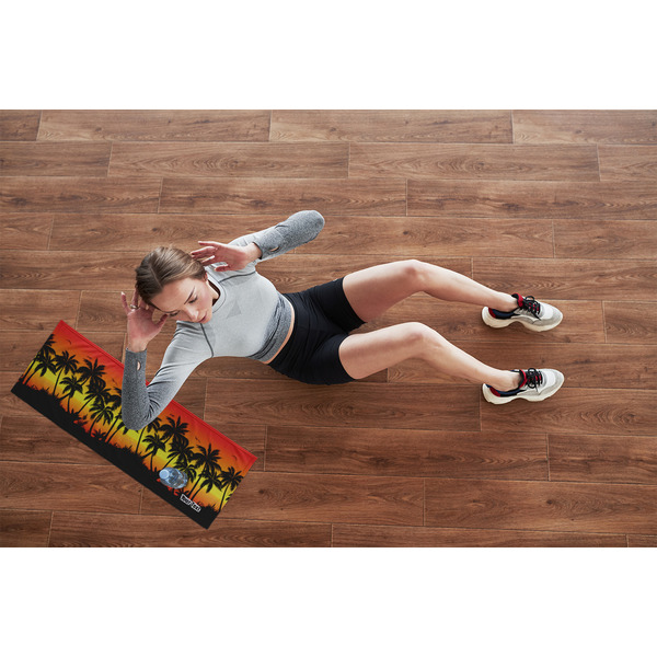Tropical Sunset Cooling Towel- Lifestyle