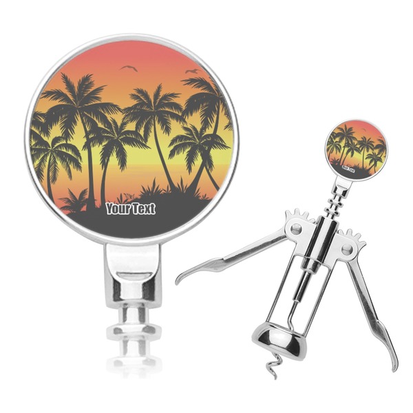 Custom Tropical Sunset Corkscrew (Personalized)