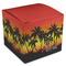 Tropical Sunset Cube Favor Gift Box - Front/Main