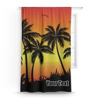 Tropical Sunset Curtain (Personalized)
