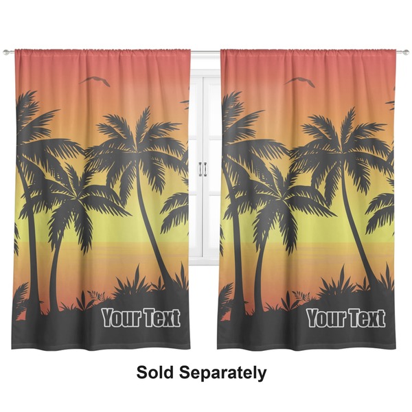 Tropical Sunset Curtains