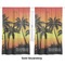 Tropical Sunset Curtains