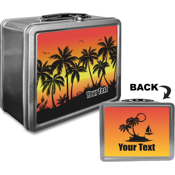 Tropical Sunset Custom Lunch Box / Tin Approval