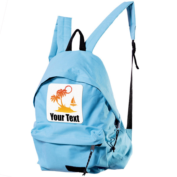 Tropical Sunset Custom Shape Iron On Patches - XL single APPROVAL