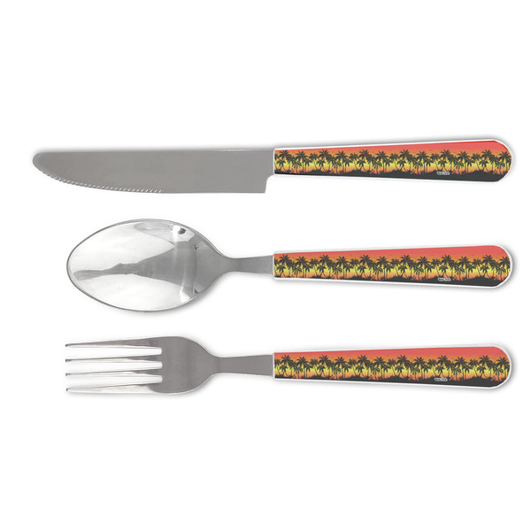 Custom Tropical Sunset Cutlery Set (Personalized)