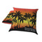 Tropical Sunset Decorative Pillow Case - TWO