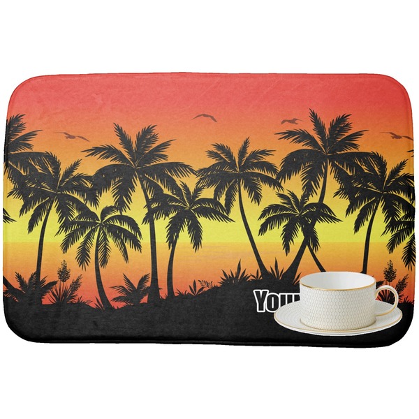 Tropical Sunset Dish Drying Mat