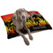 Tropical Sunset Dog Bed - Large LIFESTYLE